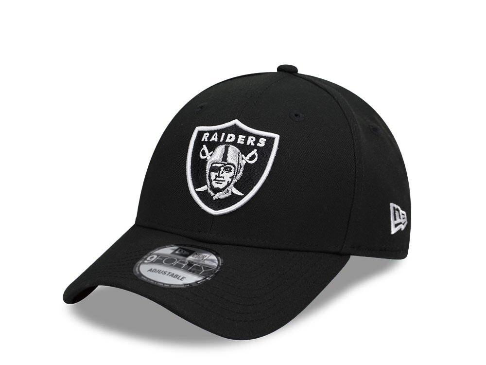 Oakland Las Vegas Raiders The League Black 9FORTY Cap Embroidered NFL